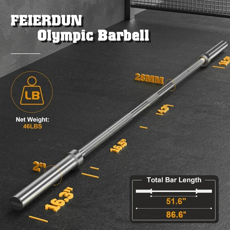 FEIERDUN 7FT Olympic Barbell