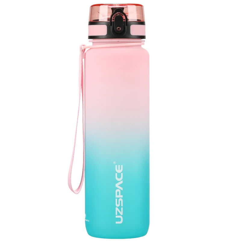 UZSPACE 1L Sports Water Bottle