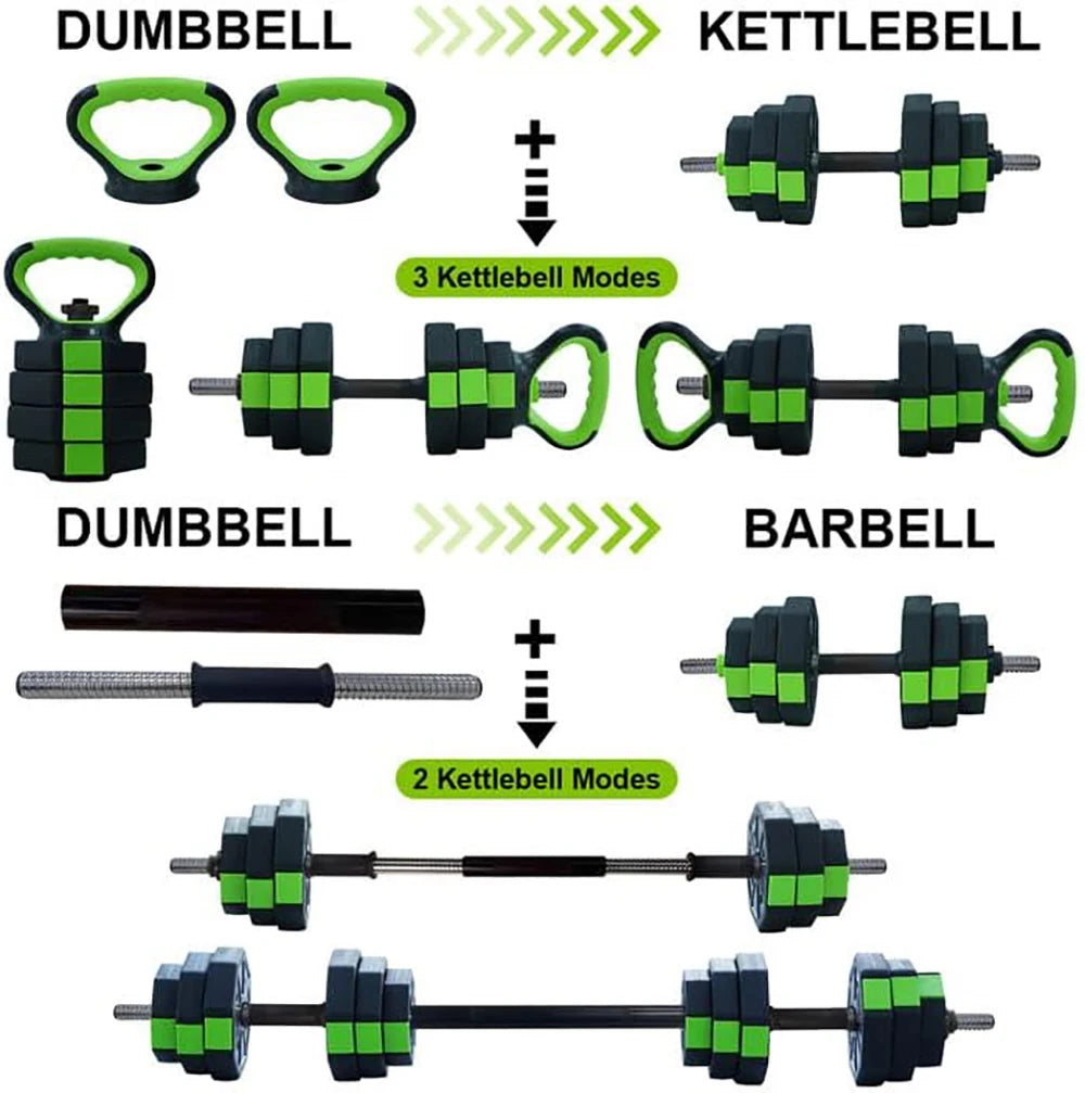 4 in 1 Adjustable Dumbbell Set