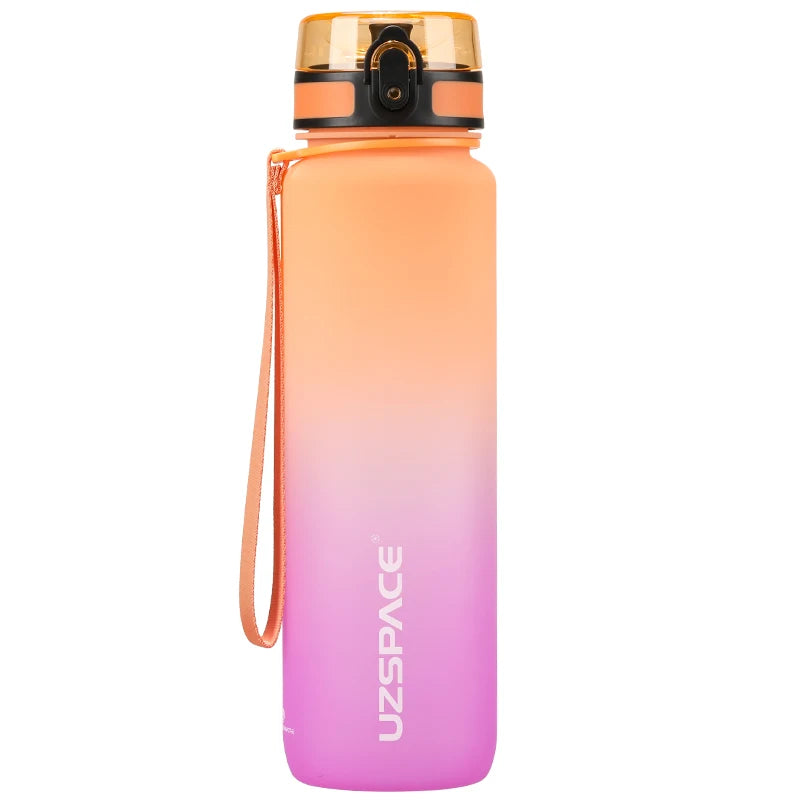 UZSPACE 1L Sports Water Bottle