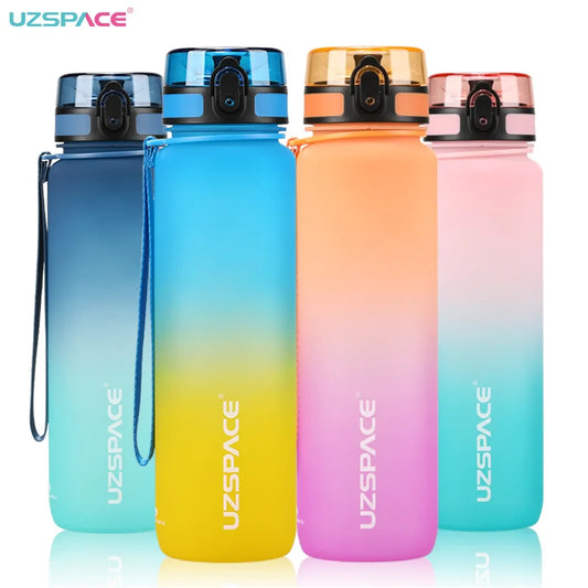 UZSPACE 1L Sports Water Bottle