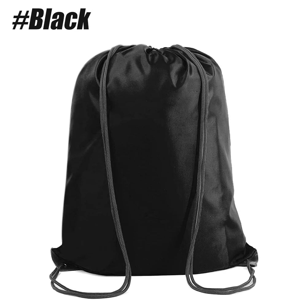 Lightweight Durable Polyester Drawstring Backpack