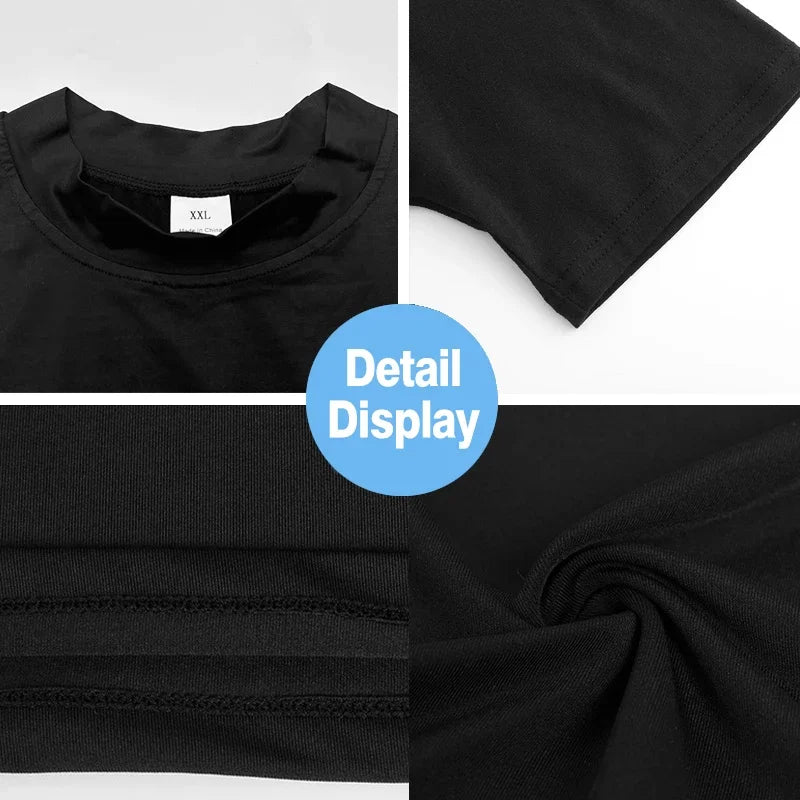 Compression Shirt Men Summer Sportswear