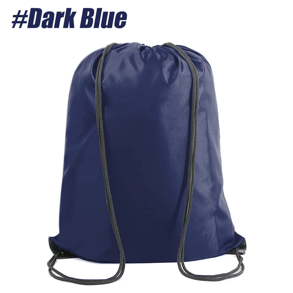 Lightweight Durable Polyester Drawstring Backpack