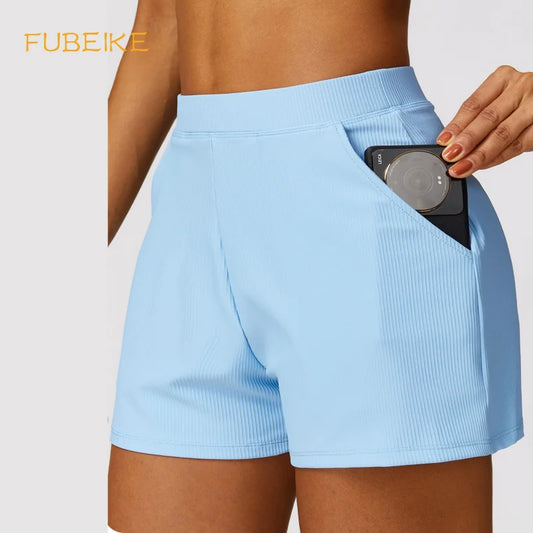 FUBEIKE Casual Yoga Shorts For Women