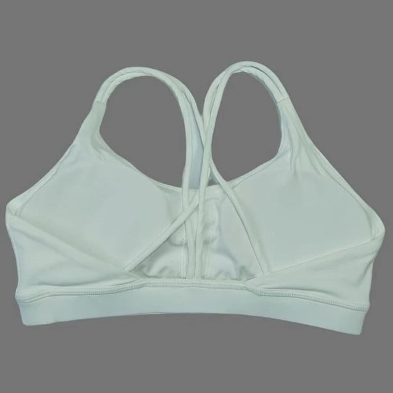 Solid color soft women's yoga bra